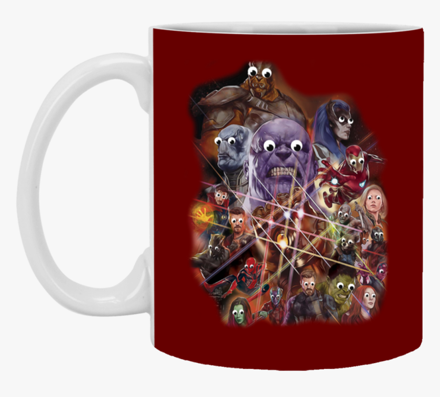 Special Teams With All Of Googly Eyes Mugs - Avengers Infinity War Gauntlet Collage, HD Png Download, Free Download