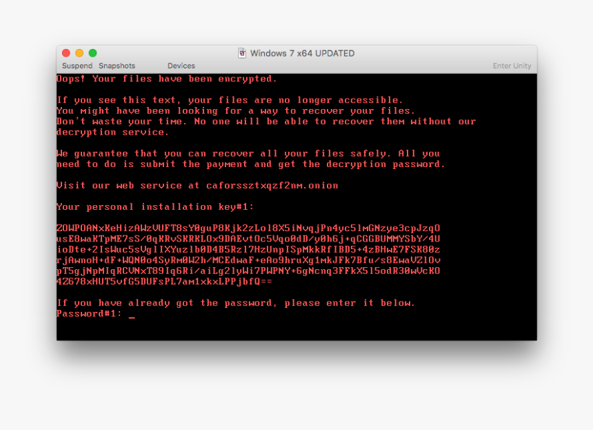 Bad Rabbit Ransom Note - Readline Php, HD Png Download, Free Download