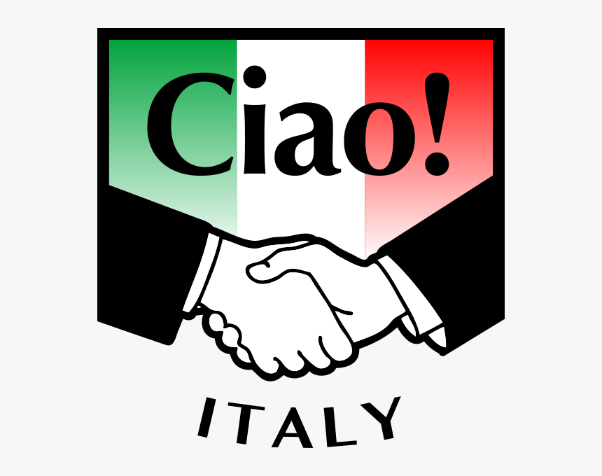 Ciao Italy Handshake - Italians Shaking Hands, HD Png Download, Free Download