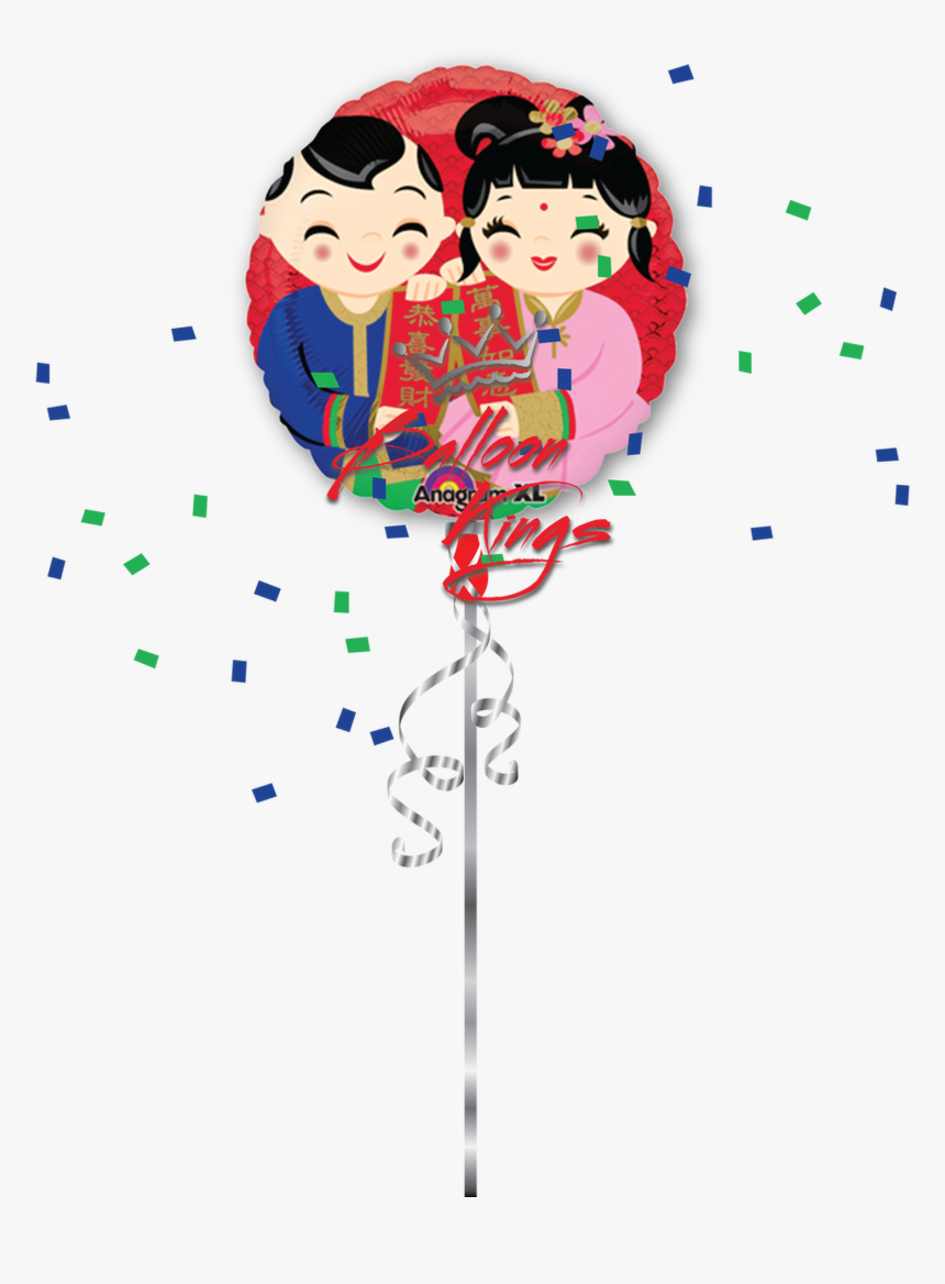Chinese New Year Couple - Illustration, HD Png Download, Free Download