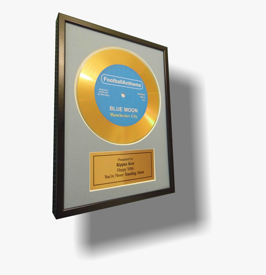 Didi Disc Presentation Gold Disc Black Frame - Commemorative Plaque, HD Png Download, Free Download
