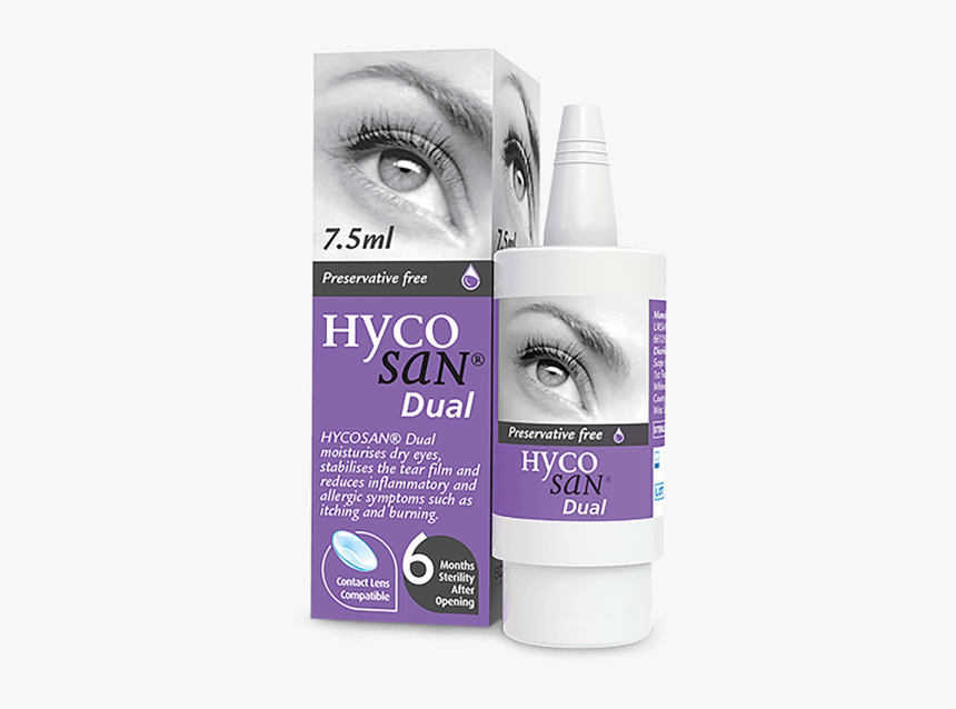 Scope Hycosan Dual Pack And Comod Bottle - Hycosan Eye Drops, HD Png Download, Free Download