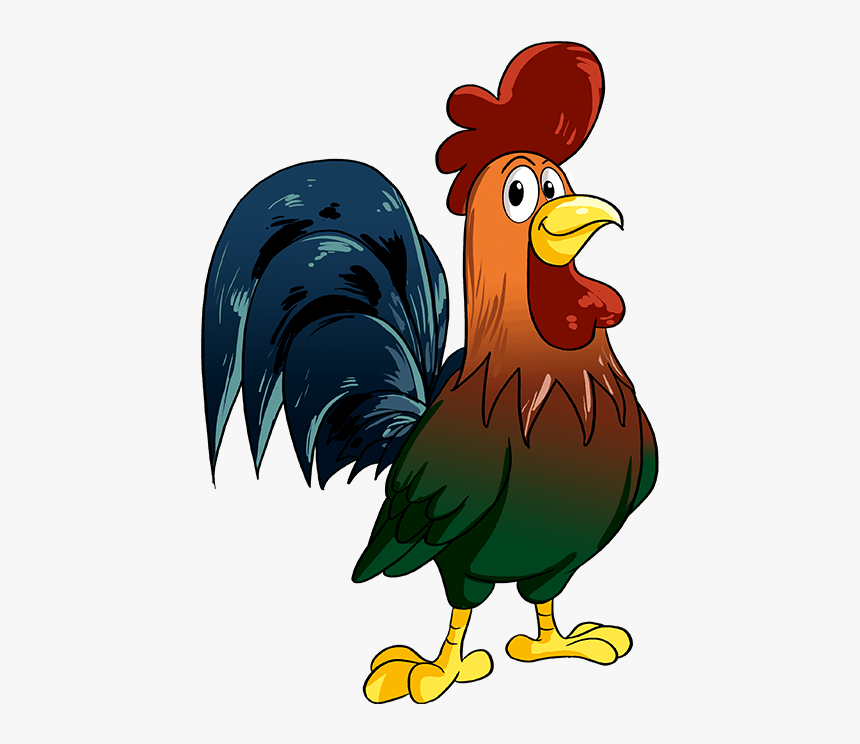 How To Draw Rooster - Rooster, HD Png Download, Free Download