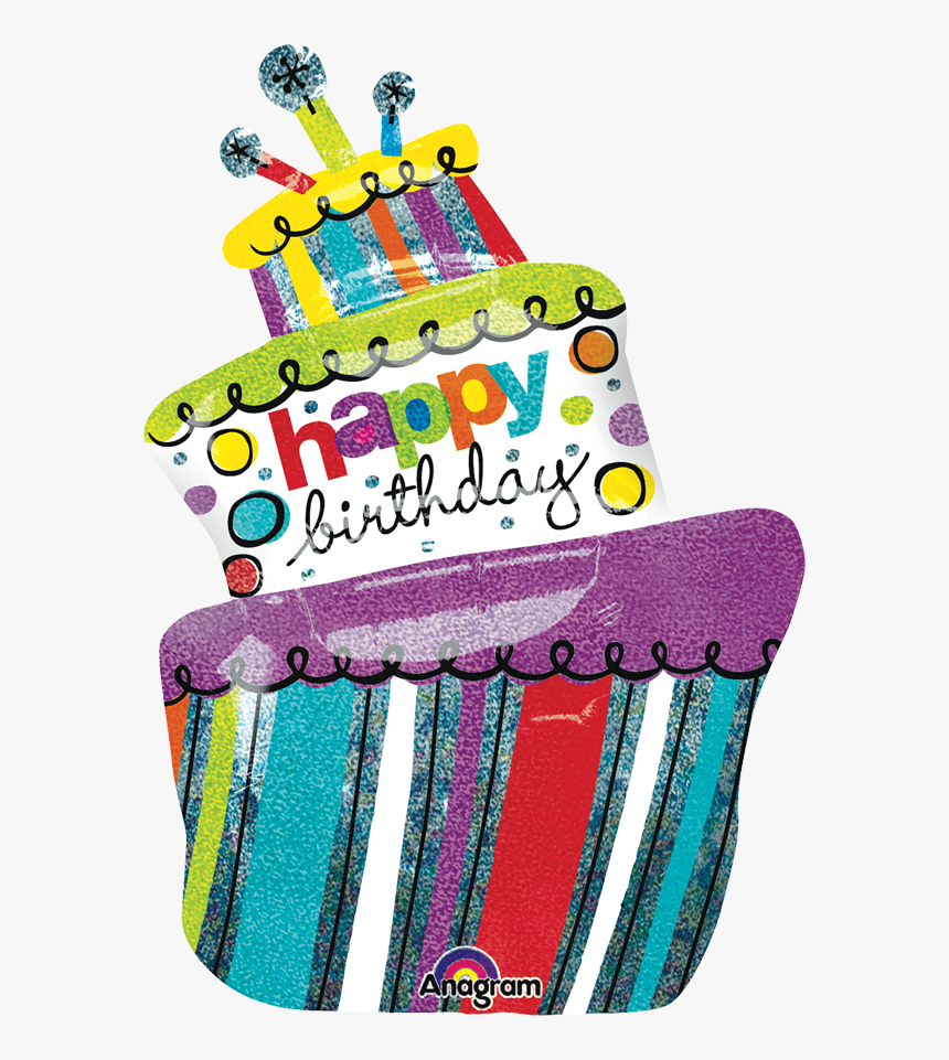 Anagram Birthday Cake Balloon, HD Png Download, Free Download