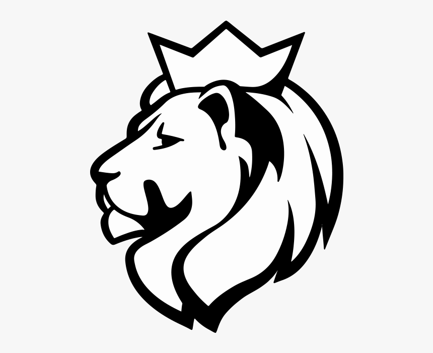 Transparent Royal Lion Png - Lion Clipart Balck And White, Png Download, Free Download