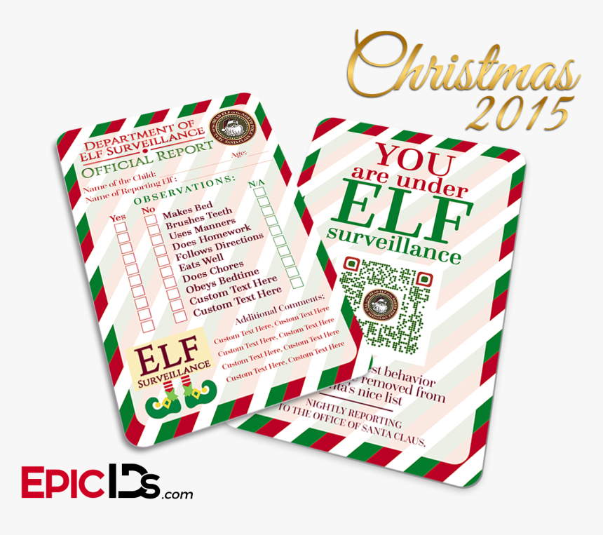 Each And Every Night An Elf Of The Office Of Elf Surveillance - Elf On The Shelf Letter Reports, HD Png Download, Free Download