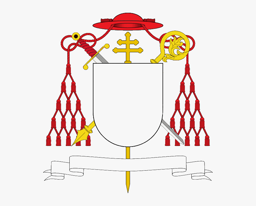 01 Coa Cardinal Prince-archbishop - Cardinal Coat Of Arms Template, HD Png Download, Free Download