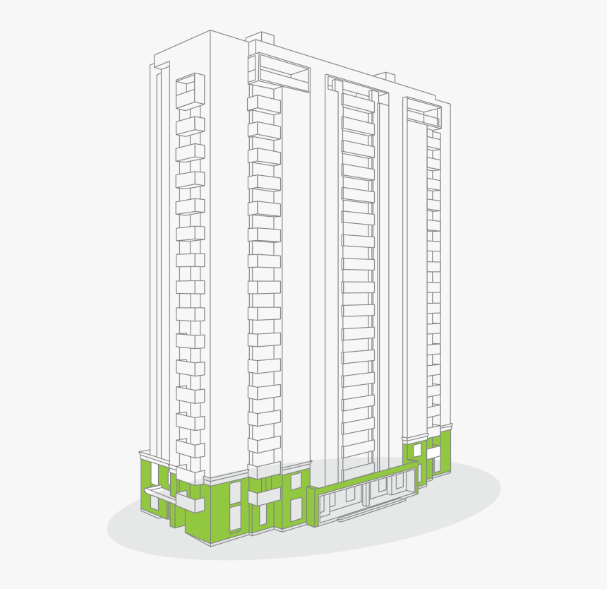 Commercial Grow Room Design Mississauga - Tower Block, HD Png Download, Free Download