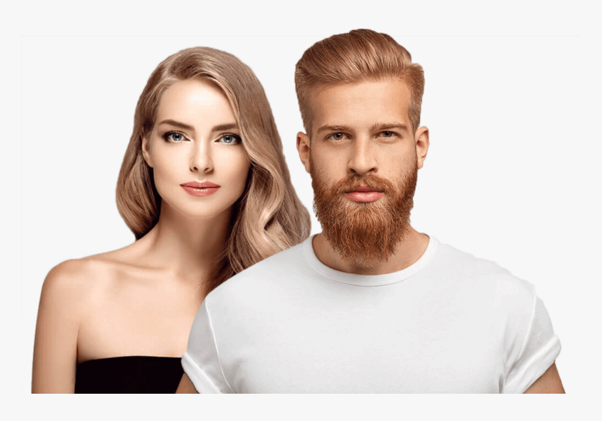 Male And Female Hair Model, HD Png Download, Free Download