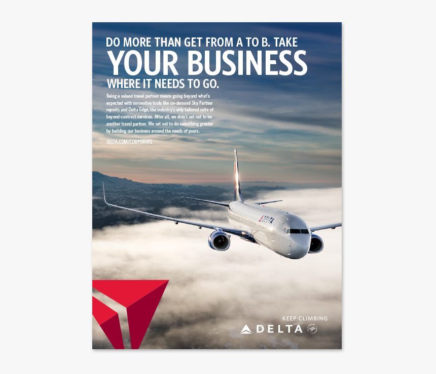 Delta Print Ad 0000 Anthem, HD Png Download, Free Download