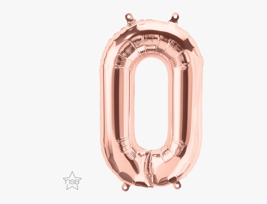 Balloon Letters Rose Gold O, HD Png Download, Free Download
