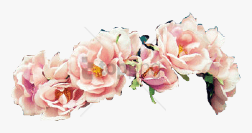 Transparent Image With Background - Flower Crown Clipart, HD Png Download, Free Download