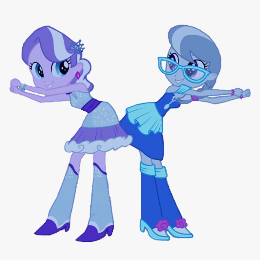 Diamond Tiara And Silver Spoon Dancing Eqg Vector By - My Little Pony Equestria Girls Diamond Tiara, HD Png Download, Free Download