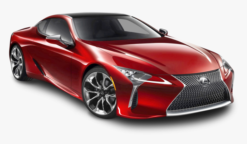 Cherry Red Lexus Lc 500h Car Png Image - Lexus Png, Transparent Png, Free Download