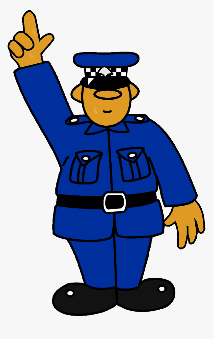 Traffic Police Officer Gesture Cartoon Free Png Hq - Traffic Police Officer Cartoon, Transparent Png, Free Download