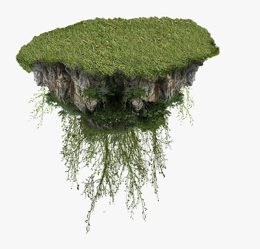 Transparent Grass Transparent Background Png - Floating Island Stock, Png Download, Free Download