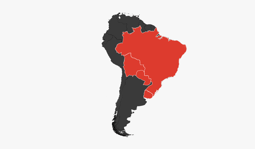 South America Map 2018, HD Png Download, Free Download