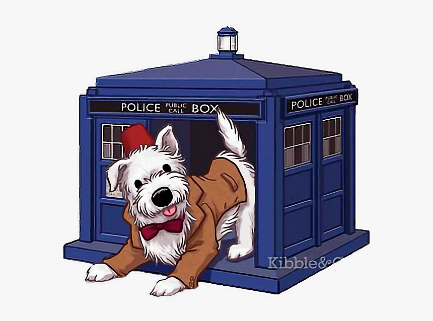#policebox #police #dog #doghouse #cute #dogwearingclothes - Cartoon, HD Png Download, Free Download