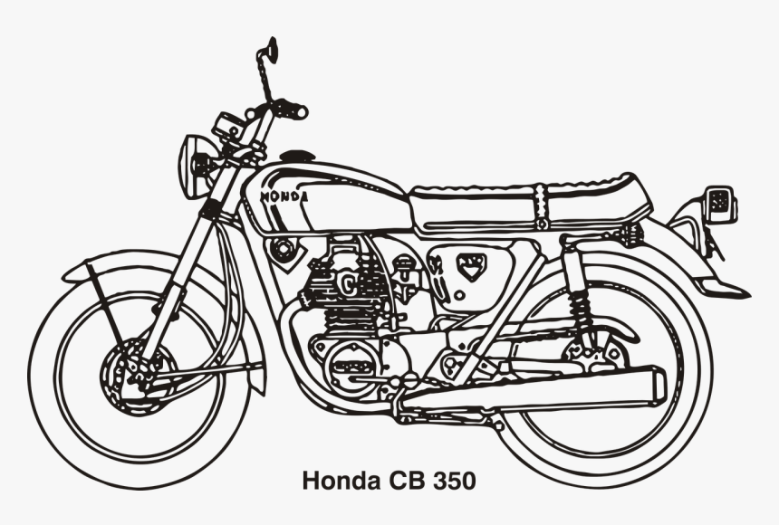 Cb Honda Motorcycles Free Picture - Honda Cb 350, HD Png Download, Free Download