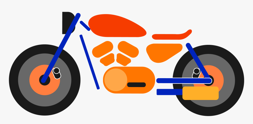 Colorful Transport Motorcycle Harley Png And Vector - Icon Xe Máy, Transparent Png, Free Download