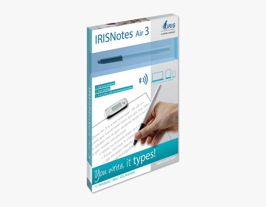 Jquery Slider - Iris Irisnotes Air 3-digital Note Taker 458962, HD Png Download, Free Download