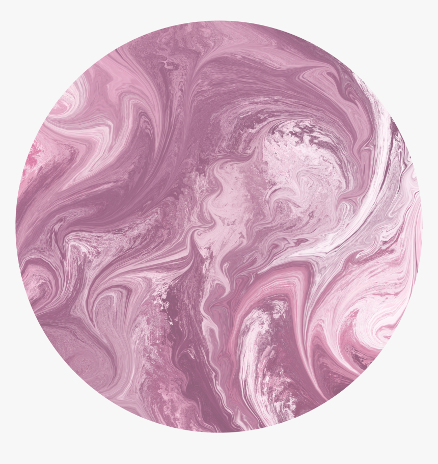 Watercolour Watercolor Circle Ftestickers Marble Marble - Pink Marble Circle Png, Transparent Png, Free Download