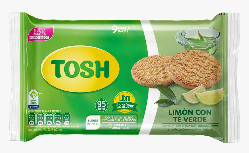 Galletas Tosh Te Verde, HD Png Download, Free Download