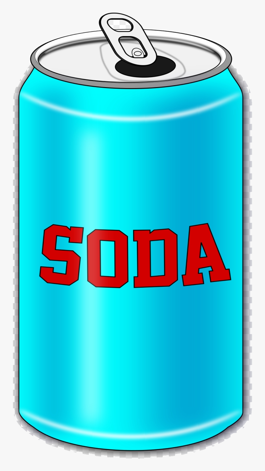 Soda Can Soft Drink Clipart Transparent Png - Soft Drink Can Clipart, Png Download, Free Download