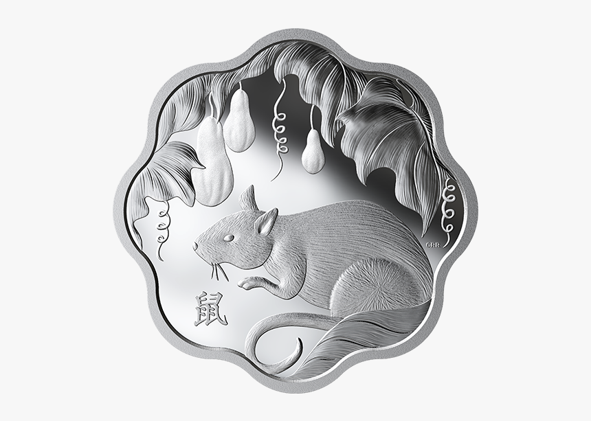 Canada 2020 Lunar Lotus Rat Proof Silver Coin 26.7, HD Png Download, Free Download