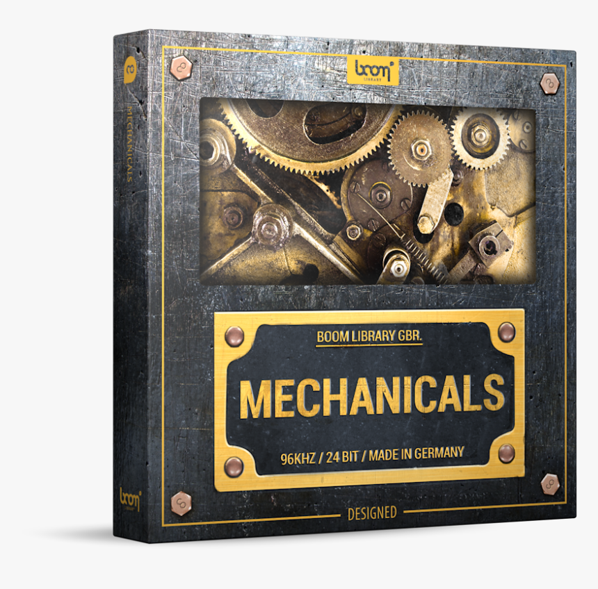 Mechanical Sound Effects Library Product Box - Boom Library Mechanicals Construction Kit, HD Png Download, Free Download