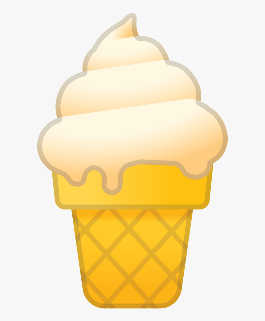 Soft Ice Cream Icon - Ice Cream Food Emoji, HD Png Download, Free Download