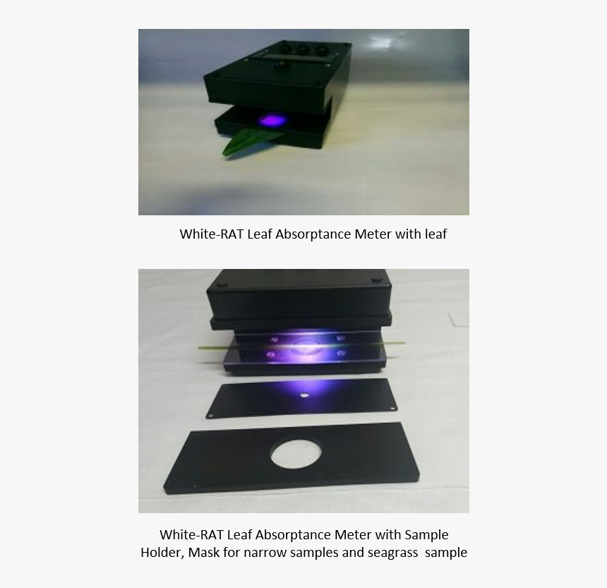 Aquation White-rat Leaf Absorptance Meter With Leaves, - Electronics, HD Png Download, Free Download