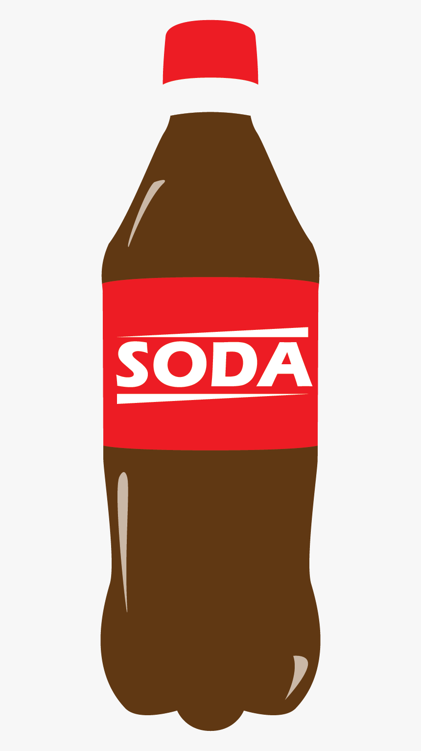 one liter bottle of soda clipart