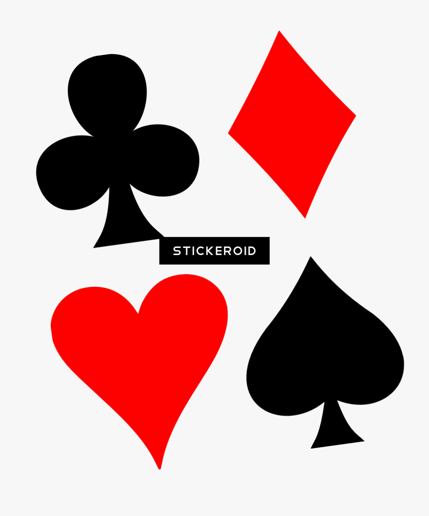 Playing Card Suit Symbols Cards , Png Download - Classic Playing Card Suits, Transparent Png, Free Download