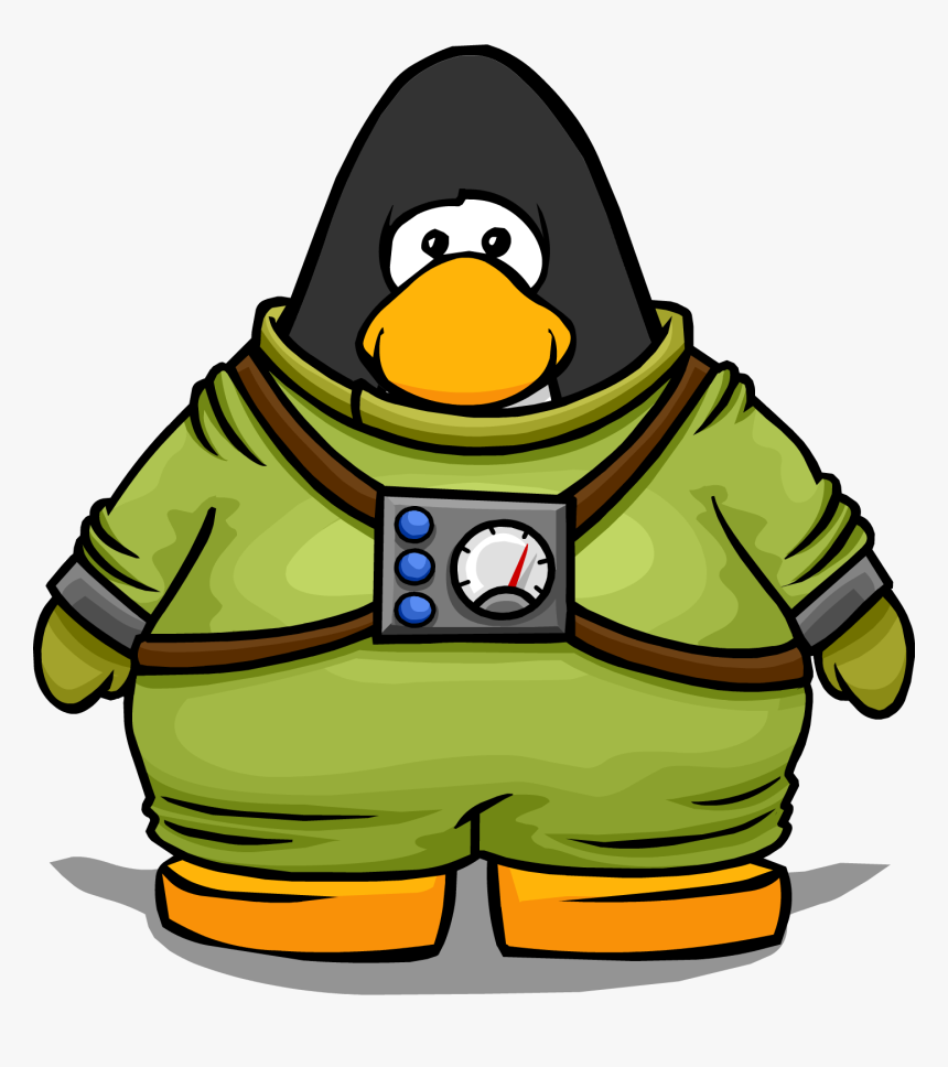 Divers Suit From A Player Card - Angry Penguin Club Penguin, HD Png Download, Free Download