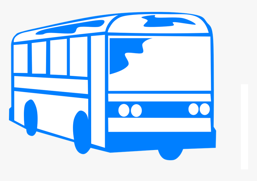 Bus, Shuttle, School, Omnibus, Mass Transit, Oldschool - Bus Black And White Clip Art, HD Png Download, Free Download