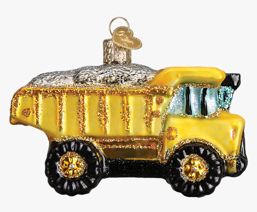 Dump Truck Old World Glass Ornament - Model Car, HD Png Download, Free Download