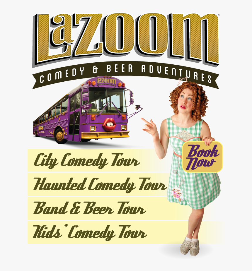 Lazoom Comedy & Beer Tours Of Asheville Nc, Featuring - Flyer, HD Png Download, Free Download