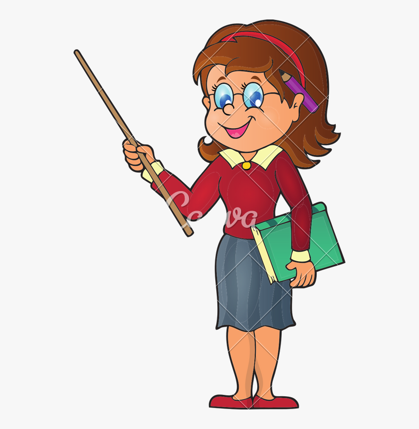 Woman Teacher Icon - Icon Of A Teacher, HD Png Download, Free Download