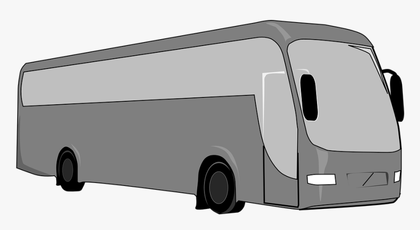 Charter Bus Clipart, HD Png Download, Free Download