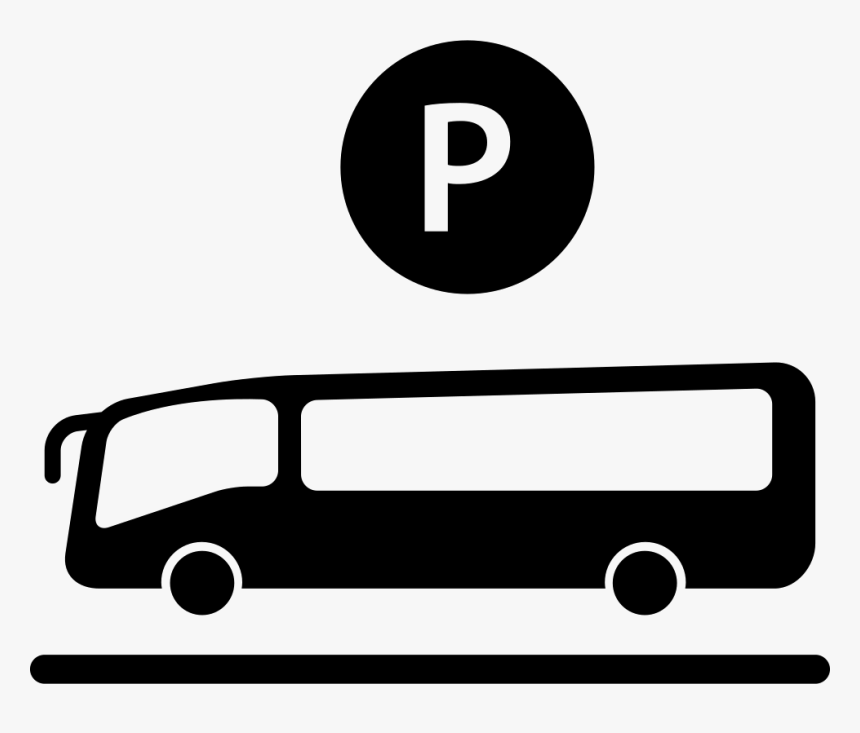 Bus Parking Sign - Bus Parking Icon, HD Png Download, Free Download