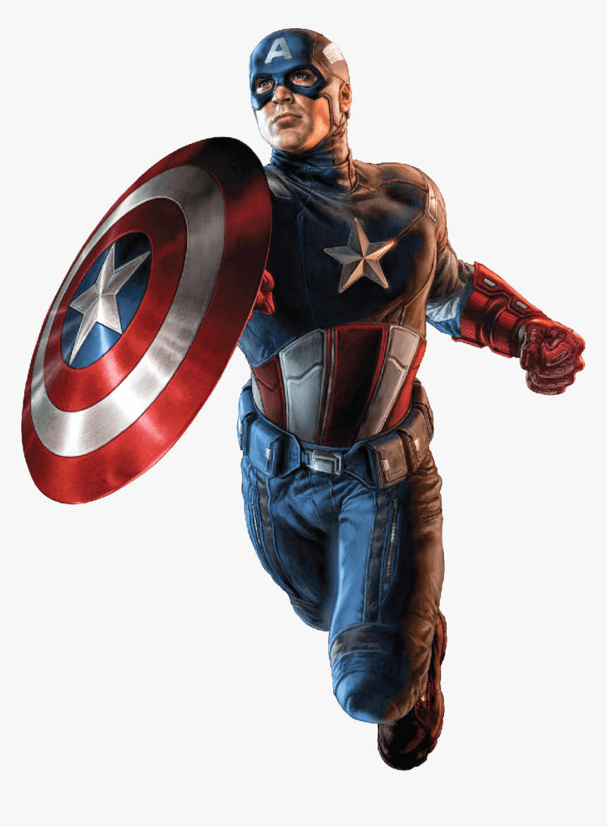 Captain America Flying - Captain America Shield Chris Evans, HD Png Download, Free Download