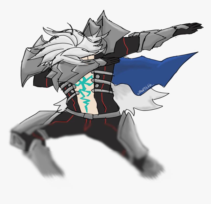 Transparent Dabbing Skeleton Png - Fate Servants Dabbing, Png Download, Free Download