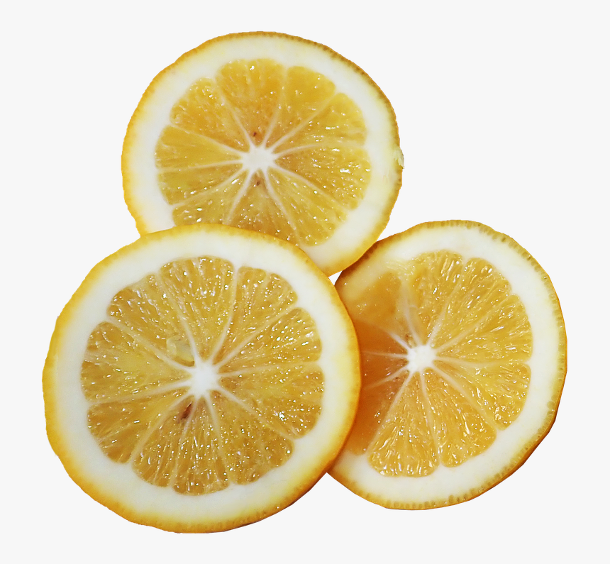 Fruit, Lemon, Slices, Citrus, Juicy, Vitamins - Lemon Slices Png, Transparent Png, Free Download