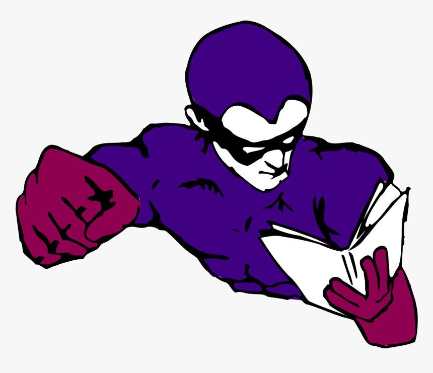 Hero Clipart Purple Superhero - Creative Commons Superhero, HD Png Download, Free Download