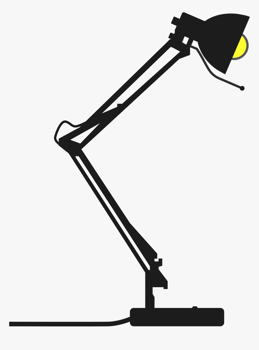 Lamp Clipart Desk Top - Desk Lamp Vector Png, Transparent Png, Free Download