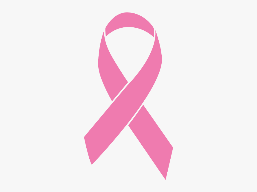 Pink Colored Breast Cancer Ribbon For Women - Gold Cancer Ribbon Png, Transparent Png, Free Download
