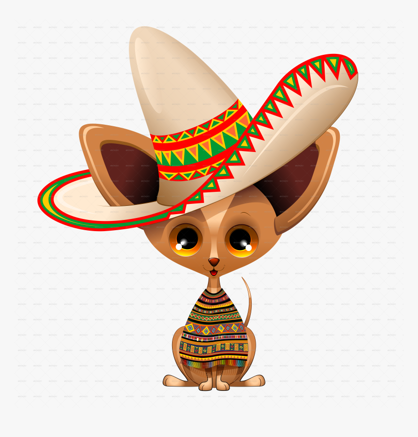 México Png Cartoon - Mexican Chihuahua Cartoon, Transparent Png, Free Download