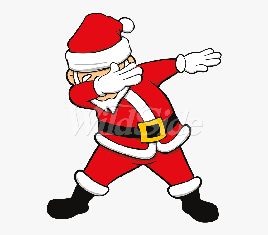 Dabbing Santa Png, Transparent Png, Free Download