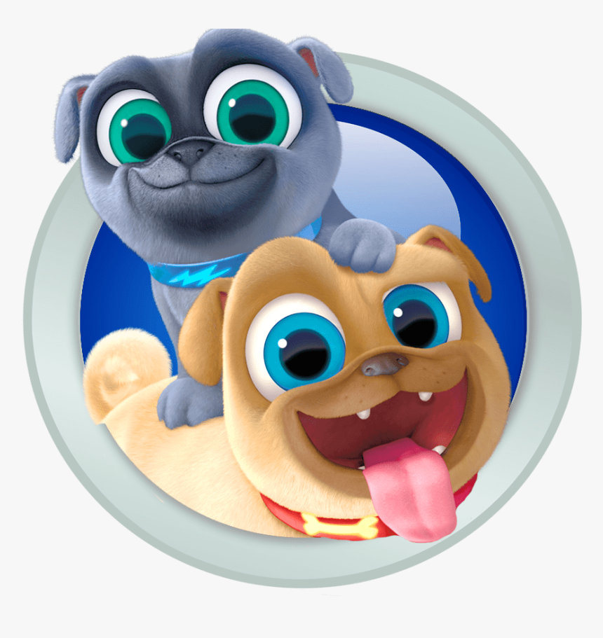 Puppy Dog Pals Emblem - Puppy Dog Pals Cake Topper, HD Png Download, Free Download